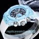 New Hublot watches 2024 Big Bang Unico Sky Blue PVD Case 45mm Rubber Strap (4)_th.jpg